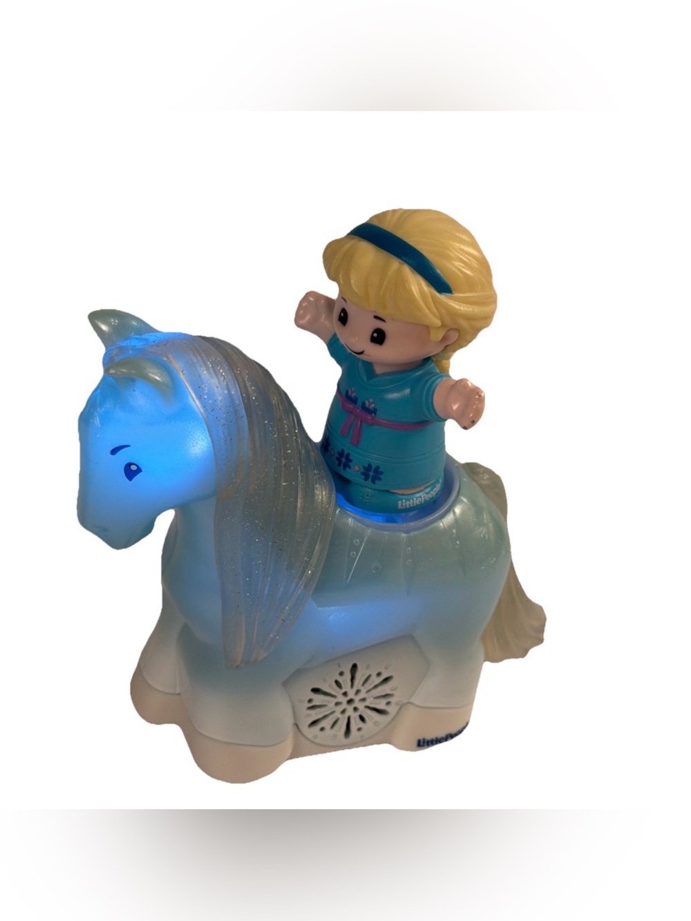 Disney Frozen Elsa & Nokk Little People Figure Set with Lights & Sounds